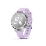 Garmin Lily 2 Active Silver Case with Purple Sports Band