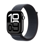 Apple Watch Series 10 4G 46mm Black Aluminium Case with Sport Loop Black