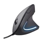 Trust Verto Wired Ergonomic Vertical Mouse Black