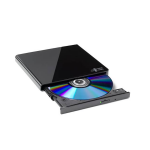 H.L Data Storage Ultra Slim Portable DVD-Writer GP57EB40 Black