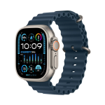 Apple Watch Ultra 2 LTE 49mm Titanium Case with Ocean Band Blue