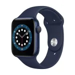 Apple Smart Watch Series 6 GPS, 44mm Aluminium Case with Sport Band Deep Navy