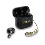 Guess Classic Logo Charm TWS Wireless Earphones Black