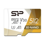 Silicon Power 512GB Superior Pro UHS-I microSDXC +SD Adapter Memory Card