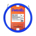 Kaablikatkestus (20m, 3mm, sinine, klaasriie)