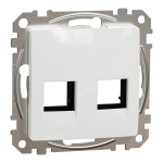 Schneider Electric Sedna Design SDD111444C arvutipistikupesa kate 2&times;RJ45 (valge)