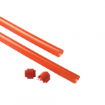 Teet&otilde;kkekangi kummilint NICE XBA13 (9x1m, punane)