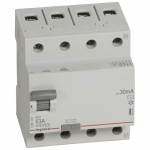 Voolulekke relee RCD RX Legrand 402064 (AC, 63A, 4P, 30mA, 400V)
