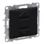 Legrand Suno 721439 3-positsiooniline nupuvajutaja (must)