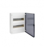 GOLF2 plastikust pinnale paigaldatav paneel VS212TD 2x12 mod. Hager (l&auml;bipaistev uks, IP40)