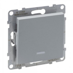 Legrand Suno 721311 1-kohaline nupuvajutaja (alumiinium)