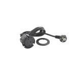 Sisseehitatud INCARA pistikupesa Legrand 654726 (must, 2 m)