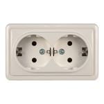 Maapinnaga pistikupesa Vilma RP16-021 SL+V (valge)