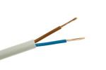 Lietkabelis OMY kaabel 2x0,5mm2 (valge, 100m)