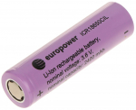 LI-ION AKU BAT-ICR18650CIL/EP 3,6 V EUROPOWER