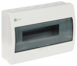 Pinnale paigaldatav jaotuskapis 12-mooduliline ELEGANT-1X12/NT/W/EPN Elektro-Plast