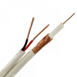 V&otilde;imsus-ja signaali kaabel RG59+2x0,75mm, 1m