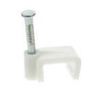 Klambrid kaablile HAUPA TC (valge, 6-10 mm)