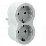 Mitme pistikupesaga pistik Legrand 694516 (valge, 2 pesa)