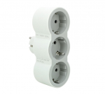 Legrand 694518 mitme pesaga pistik (valge, 3 pesa)