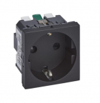 Pistikupesa Mosaic Legrand 079350L (must, matt)