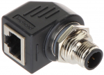 NURKADAPTER M12D-W/RJ45-G