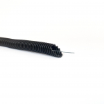 Gofreeritud toru traadiga 20 mm (halogeenivaba, must, 100 m, 750 N/5 cm, D20) GLOB-EL GL200WUV