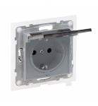 Kattega pistikupesa Legrand 721323 (alumiinium, IP44)