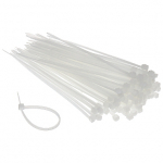 Kaablisidemete pakk 100x2,5mm 100tk., valge