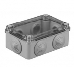 Hermeetiline kast l&auml;bipaistva kaanega Pawbol S-BOX 206-P (hall, 120x80x50)