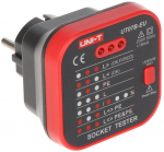 PISTIKUPESA TESTER KOOS RCD KONTROLLIMISE FUNKTSIOONIGA UT-07B-EU UNI-T