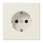 Maandusega pistikupesa JUNG LS1520 (elevandiluu v&auml;rv, 16A/250V)
