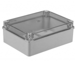 Hermeetiline kast l&auml;bipaistva kaanega Pawbol S-BOX 416-P (hall, 190x140x70)