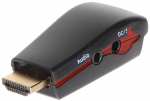 KONVERTER HDMI/VGA+AU-ECO