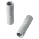 Elettrocanali EC74020 sirge liitmik (D20, hall (RAL7035), laienenud ots, halogeenivaba)