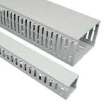 Plastist perforeeritud kanal Kopos RK 50X50 HF_LD (hall, halogeenivaba, 50x50 mm, 2 m)