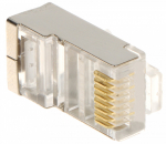 EKRAANITUD MODULAARPISTIK RJ45/C6-EKRAN*P100, FTP Cat6