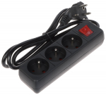 V&Otilde;IMSUSJAOTUSSEADE PR-1.5M-3G-SW/B (3 PISTIKUPESAD) 1,3 m