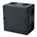 Hermeetiline jaotuskast Kopos KSK 100_FA (must, 101x101x63mm, IP66, UV-kindel)