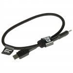 KAABEL KABGC31 USB-C/USB-C PowerStream 0,3 m Green Cell