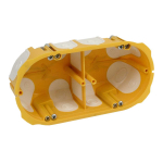 2-pesaline kipsplaadi paigalduskarp Kopos KPL 64-50/2LD_NA (68 mm, helisummutusega, kollane)