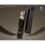 Nutikas ukselink CS-Y3000FVP PLUS(6068), valge, must, alumiinium, 5000 mAh aku, 4&Prime; IPS-ekraan, 1080p, IP52, &ndash;20&ndash;60 &deg;C