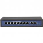 Switch 10/100MBps 8 port POE + 2 port uplink 10/100/1000MBps