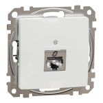 Arvutipesa 1xRJ45 STP Cat.5e Schneider Sedna SDD111451S (valge)