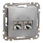 Arvutipesa 2xRJ45 STP Schneider Sedna SDD113462S (alumiinium)