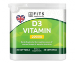 D3-Vitamiin 50 mcg (2000IU) 30 &otilde;likapslit