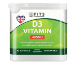 D3-Vitamiin 100 mcg (4000IU) 90 &otilde;likapslit