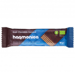 Tumeda &scaron;okolaadiga kaetud kookosevahvel, &ouml;koloogiline