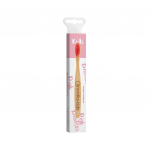 Bambusest hambahari lastele PINK