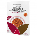 Punase l&auml;&auml;tse ja pruuni riisi makaronid, gluteenivabad, &ouml;koloogilised